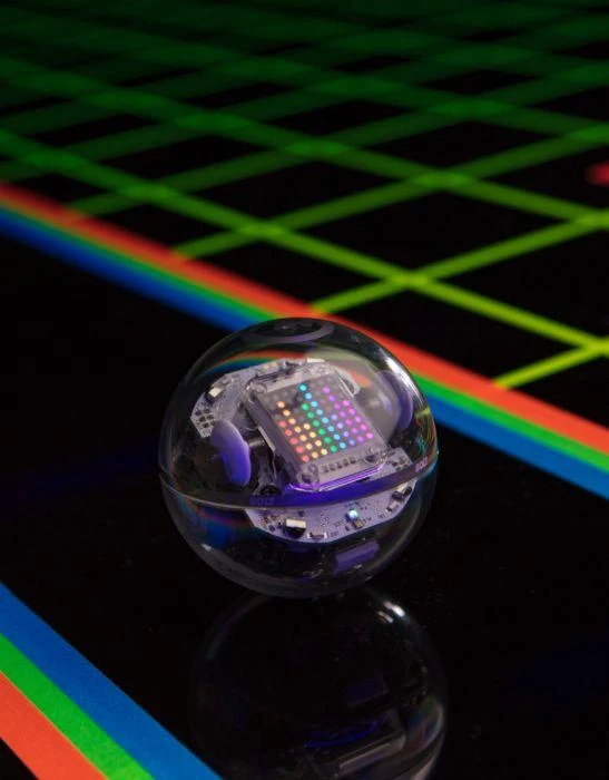 Sphero Smart žaislas Bolt Wi-Fi, Bluetooth, Sphero Bolt - išmanus žaislas išmokti koduoti žaidžiant., iOS ir Android, Baterijos garantija 6 mėn.