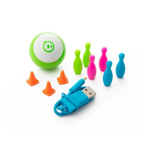 „Sphero Mini“ robotas kamuolys – robotas Žalias/ baltas, plastikinis, ne