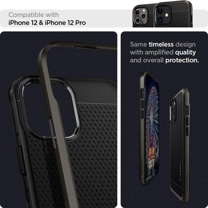 Dėklas Spigen ACS01711 skirtas iPhone 12/12 Pro, pilka