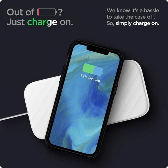 Dėklas Spigen ACS01711 skirtas iPhone 12/12 Pro, pilka