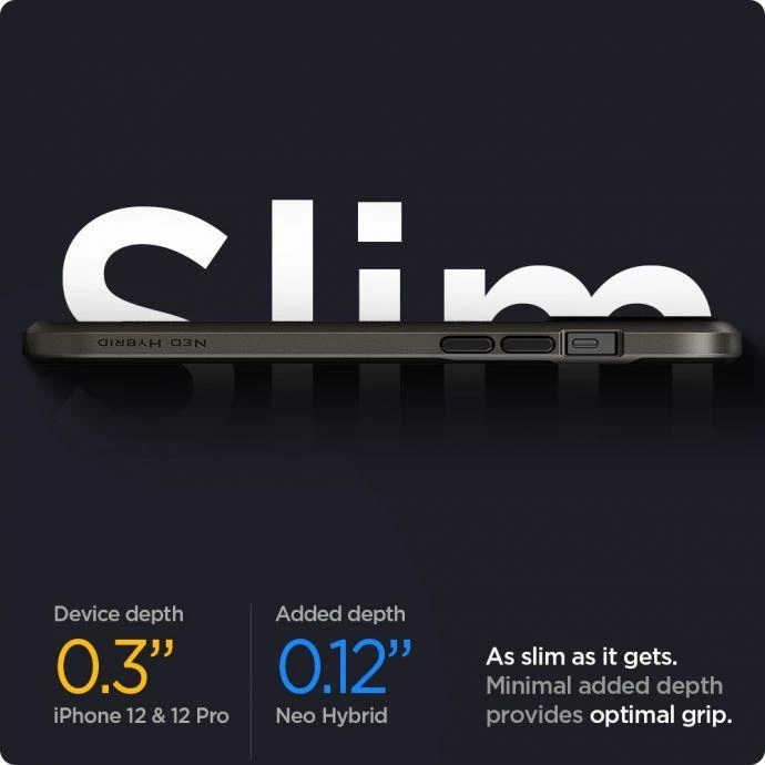 Dėklas Spigen ACS01711 skirtas iPhone 12/12 Pro, pilka