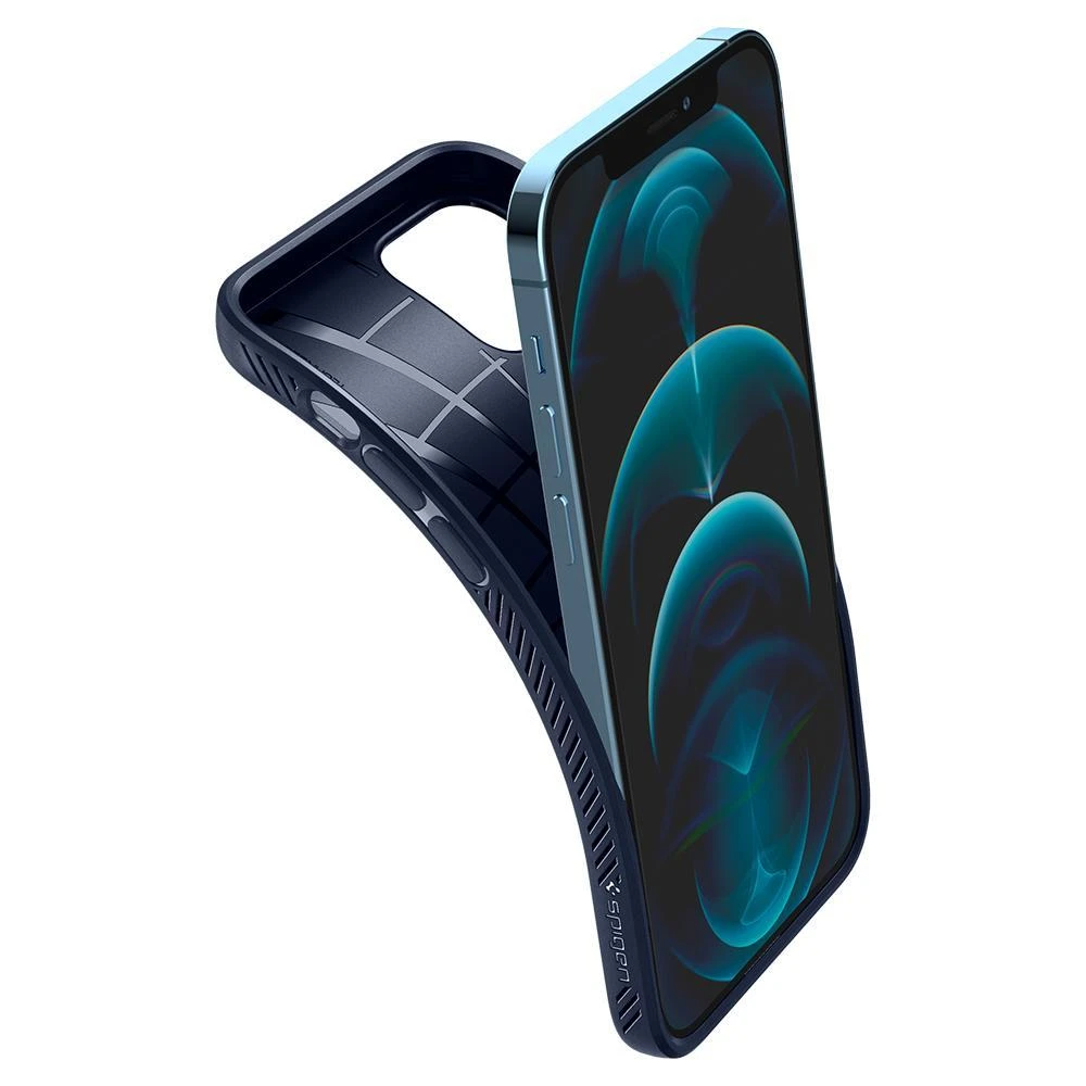 Dėklas Spigen 112591 skirtas iPhone 12, iPhone 12 Pro, mėlyna