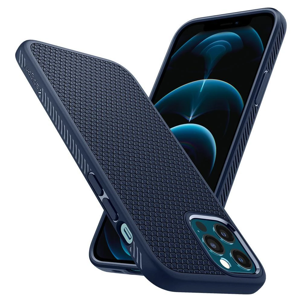 Dėklas Spigen 112591 skirtas iPhone 12, iPhone 12 Pro, mėlyna