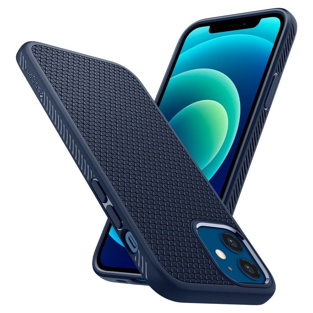 Dėklas Spigen 112591 skirtas iPhone 12, iPhone 12 Pro, mėlyna