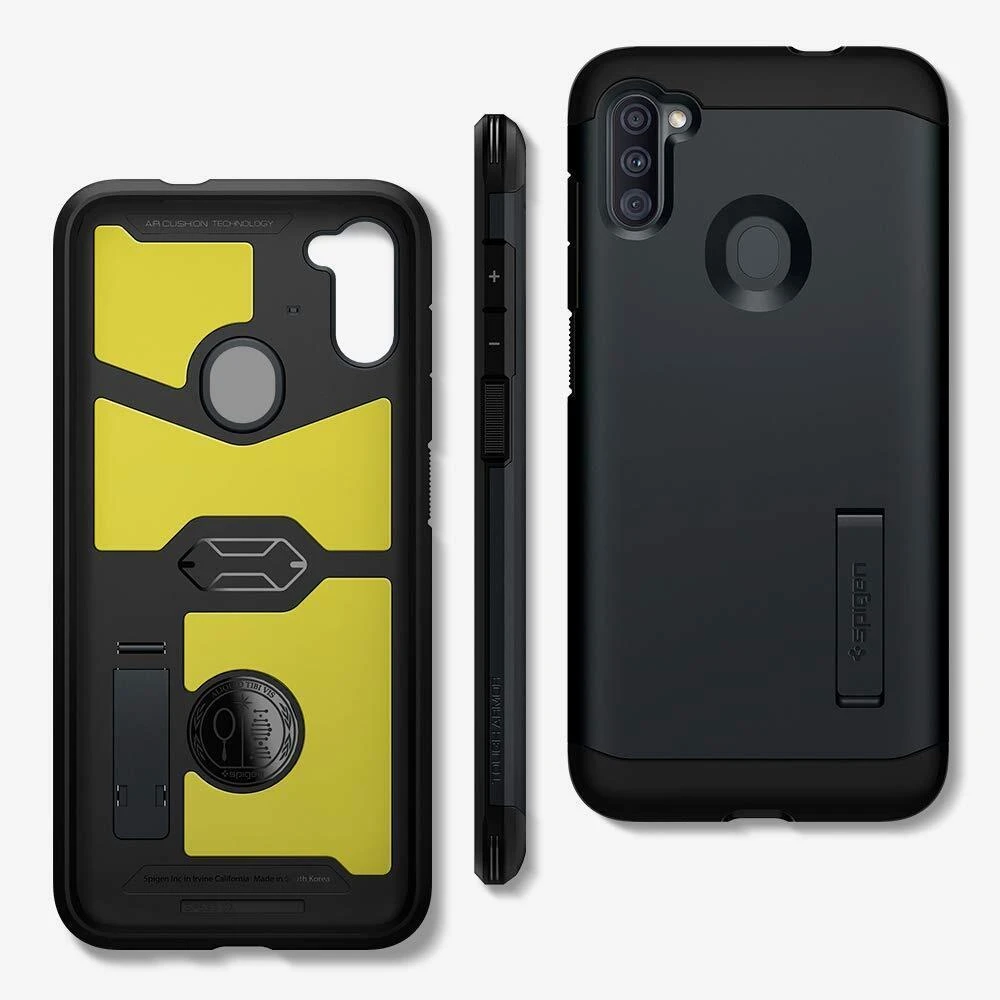 Dėklas Spigen Tough Armor Samsung M115 M11 juodos spalvos ACS00857