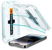 SPIGEN GLAS.TR "GRŪDINTAS STIKLAS EZ FIT" 2 PAKUOTĖS IPHONE 14 PRO CLEAR