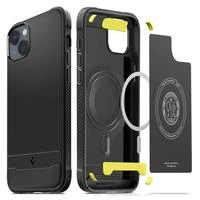 Spigen Rugged Armor Mag MagSafe Apple iPhone 14 – dėklas telefonui juodos spalvos