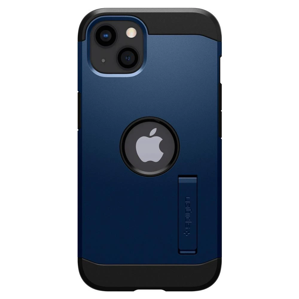 Dėklas Spigen Tough Armor, skirtas iPhone 13, mėlynas