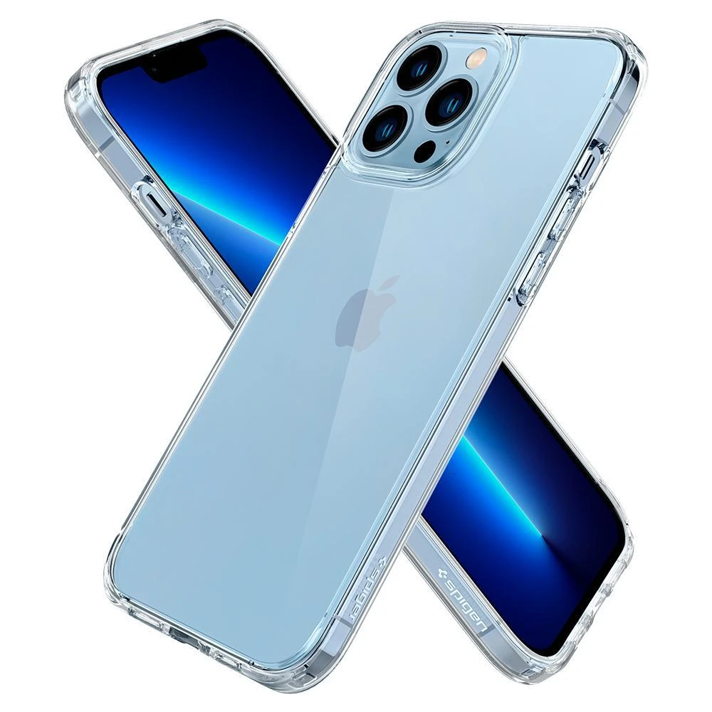 Spigen Ultra Hybrid dėklas skirtas Apple iPhone 13 Pro Max, spalva - Crystal Clear