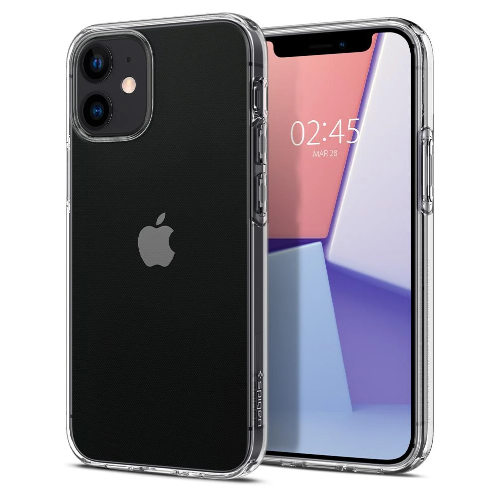 „SPIGEN“ skystųjų kristalų iPhone 12/12 PRO skaidrus dėklas