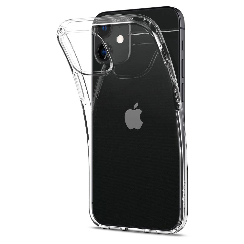 „SPIGEN“ skystųjų kristalų iPhone 12/12 PRO skaidrus dėklas