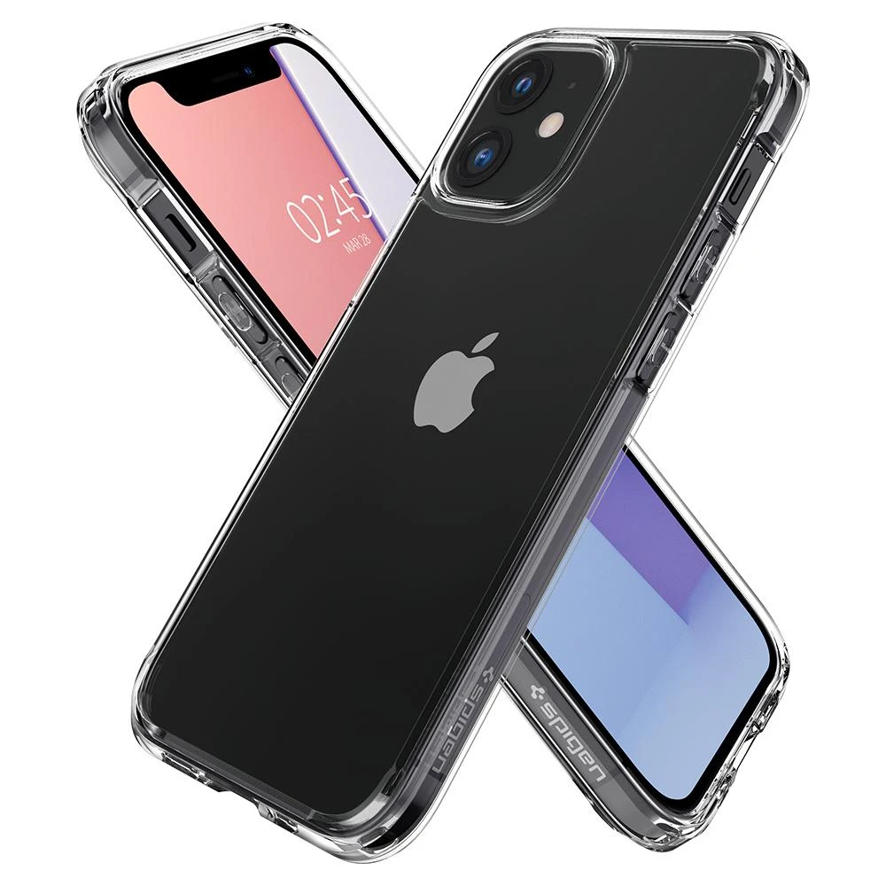 Spigen Ultra Hybrid dėklas skirtas Apple iPhone 12 Pro, spalva - Crystal Clear