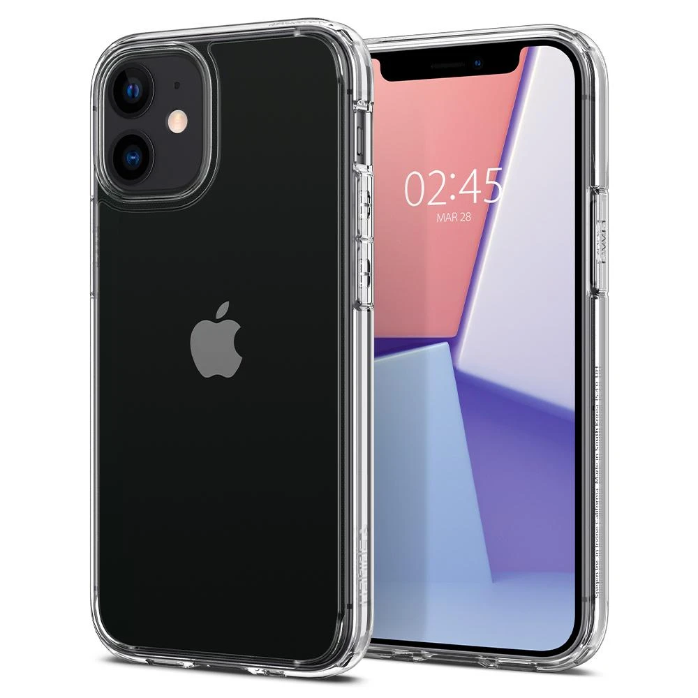 Spigen Ultra Hybrid dėklas skirtas Apple iPhone 12 Pro, spalva - Crystal Clear
