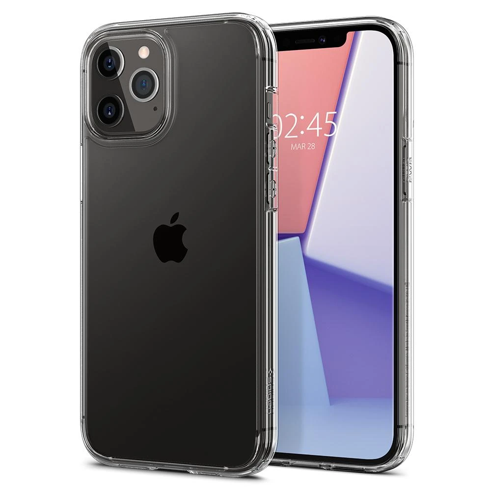 Spigen Ultra Hybrid dėklas skirtas Apple iPhone 12 Pro Max, spalva - Crystal Clear