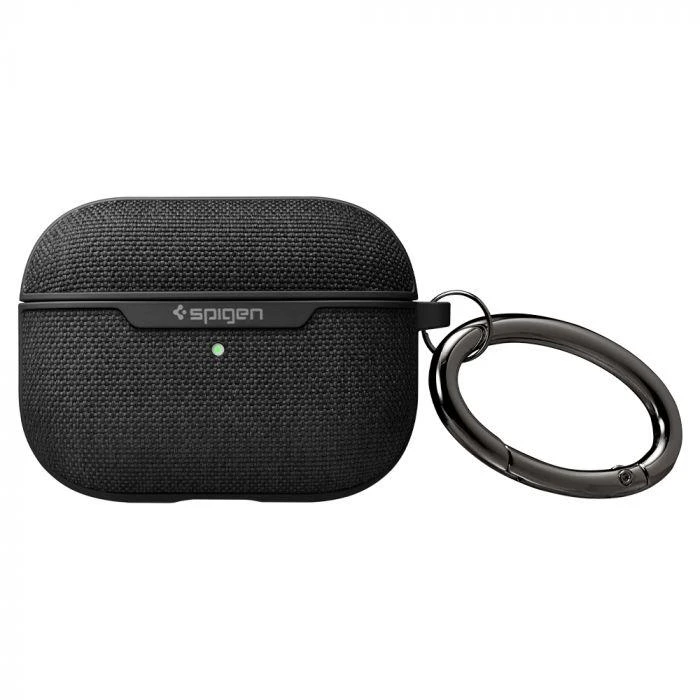 Spigen AirPods Pro dėklas Urban Fit ASD00572 Juodas, Polikarbonatas, Įkrovimo Dėklas, Dėklas nuo įbrėžimų, Apple AirPods Pro