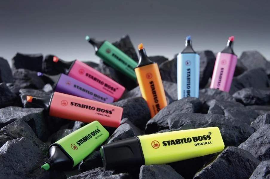 Teksto žymeklis STABILO, rožinis, 2-5 mm