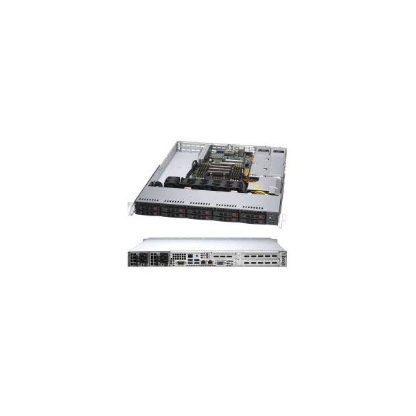 Super Micro Computer Supermicro A+ Server 1114S-WTRT Socket SP3 Stovas (1U) Juoda