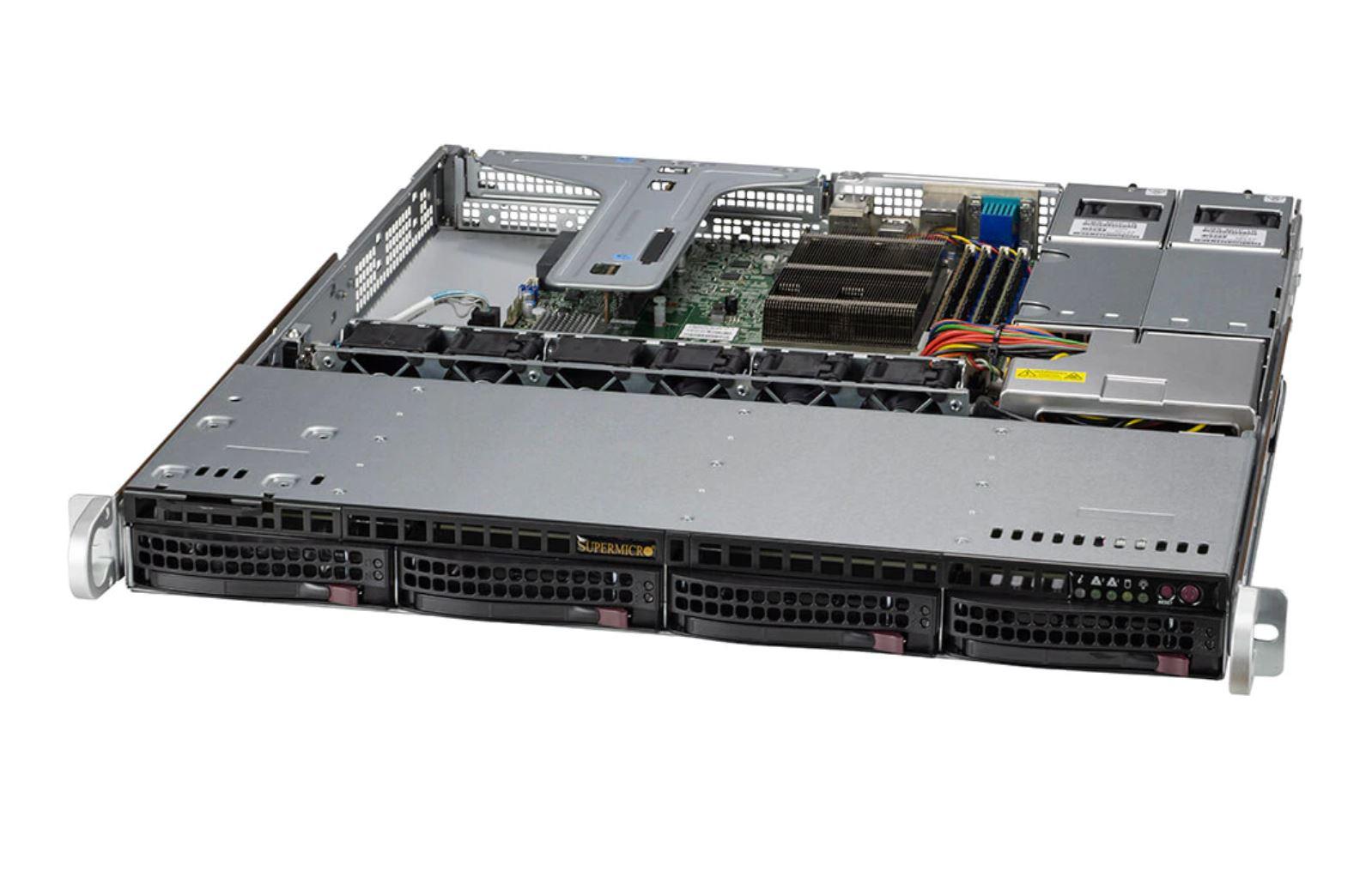 Serveris Supermicro Barebone UP SuperServer 1U Single Sockel 1200 SYS-510T-MR