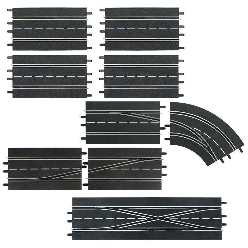 Slot car trasos priedas - Carrera plėtros rinkinys (takelio dalys slotų automobilių lenktynėms)