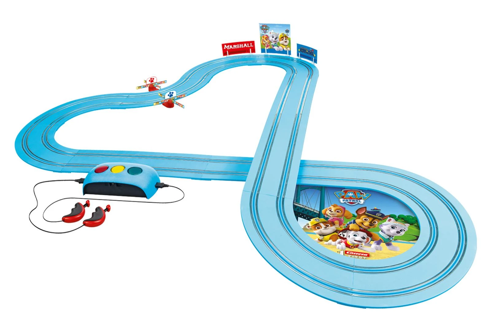 Milly Mally Carrera Pirmieji Paw Patrol lenktynės ir gelbėjimas 3,5 mėn.