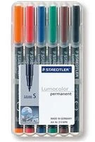 Staedtler STAEDTLER Folienstift Lumocolor S perm 6St
