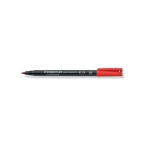 Žymeklis STAEDTLER OHP LUMOCOLOR 317/318, 1,0 mm, RAUDONA