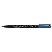 Staedtler 317-3, mėlyna, apvali galvutė, juoda, mėlyna, polipropilenas (PP), vidutinio storio, 1 mm