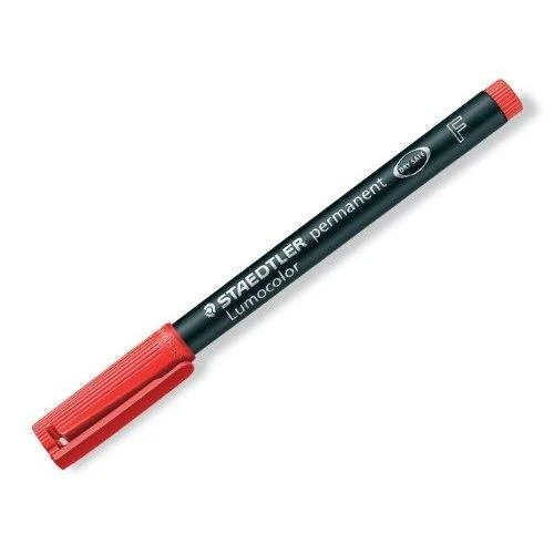 Žymeklis STAEDTLER OHP LUMOCOLOR 317/318, 0,6 mm, RAUDONA
