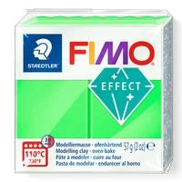 Fimo Plastikiniai masė termoreaktyvus poveikis neon žalia 57g