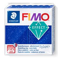 Modelinas FIMO EFFECT, 57 g, su blizgučiais, mėlyna sp.
