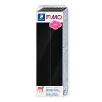 Fimo Juodo minkšto termoreaktyviojo plastiko masė 454g