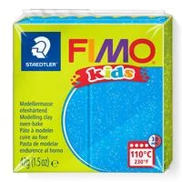 Fimo Plastikiniai masė termoreaktyviosios Vaikų blizgesio mėlyna 42g