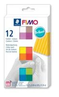 Staedtler FIMO minkštas rinkinys, 12 x ½ blokelių (8023 C12-2)
