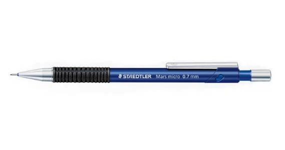 Staedtler Mars micro 775 0.7mm, Juoda, Mėlyna, Juoda, 0.7 mm, Metalas, 0.7 m, Išsukamas