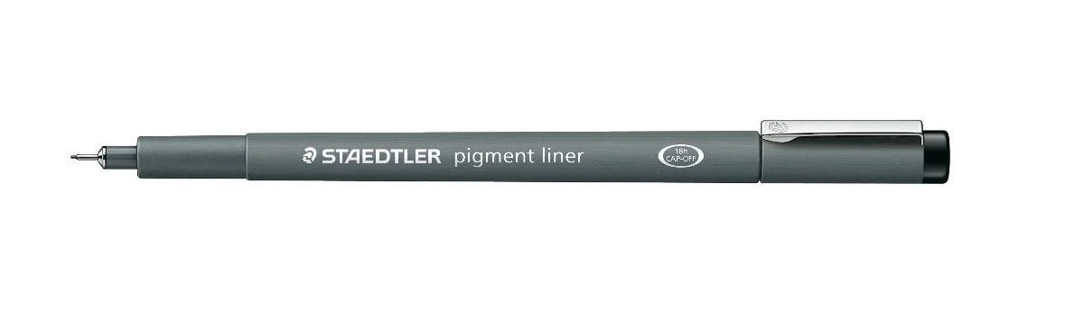 Staedtler pigmentinis rašiklis 0,7 mm pilkas