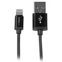 Kabelis USB StarTech USB-A - Lightning 1 m Juodas (USBLT1MB)