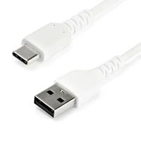 Kabelis USB StarTech USB-A - USB-C 1 m Baltas (RUSB2AC1MW)