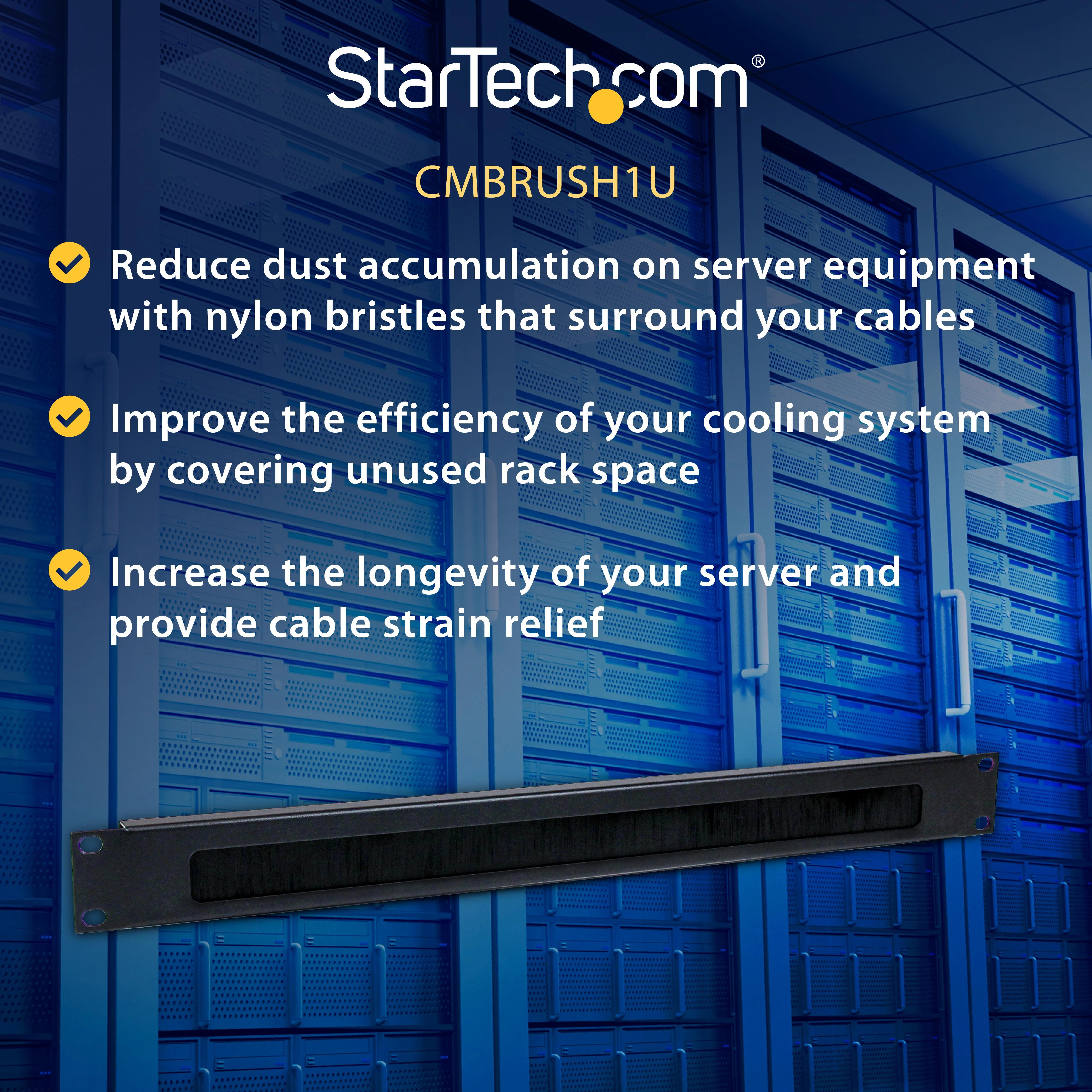 StarTech organizatorius 1U (CMBRUSH1U)