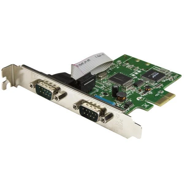 StarTech PCIe x1 valdiklis – 2x RS-232 DB9 nuoseklusis prievadas (PEX2S1050)