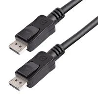DisplayPort kabelio jungtys su fiksatoriais