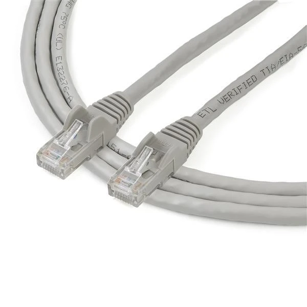 StarTech.com N6PATC2MGR tinklo kabelis 2 m Cat6 U/UTP (UTP) Pilka