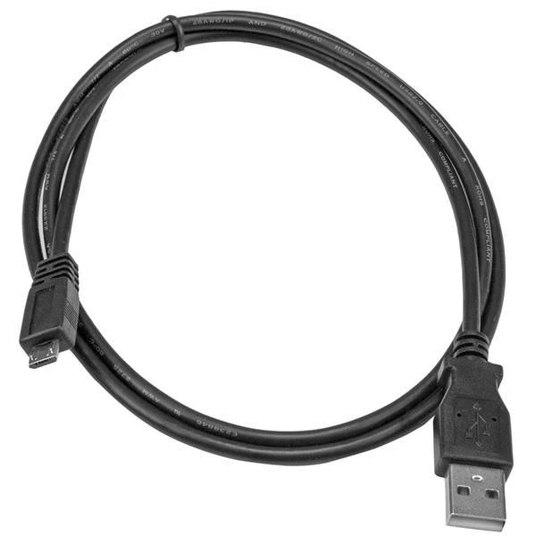 Kabelis USB StarTech USB-A - microUSB 2 m Juodas (UUSBHAUB2M)
