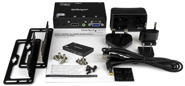 StarTech VGA į HDMI keitiklio pilnas komplektas