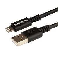 Kabelis USB StarTech USB-A - Lightning 3 m Juodas (USBLT3MB)