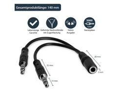TRRS audio adapteris su technine specifikacija