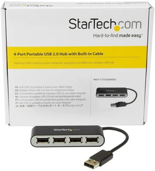 HUB USB StarTech 4x USB-A 2.0 (ST4200MINI2)