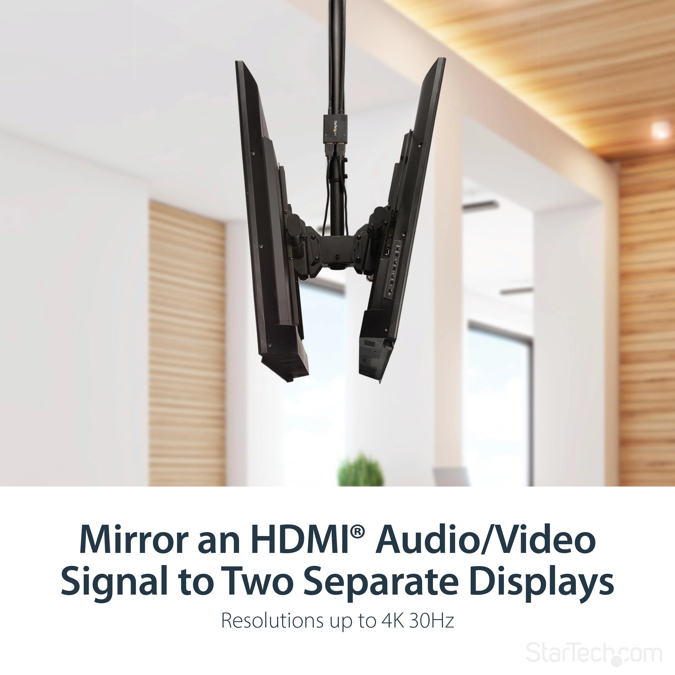Startech HDMI adapteris su dviem ekranais