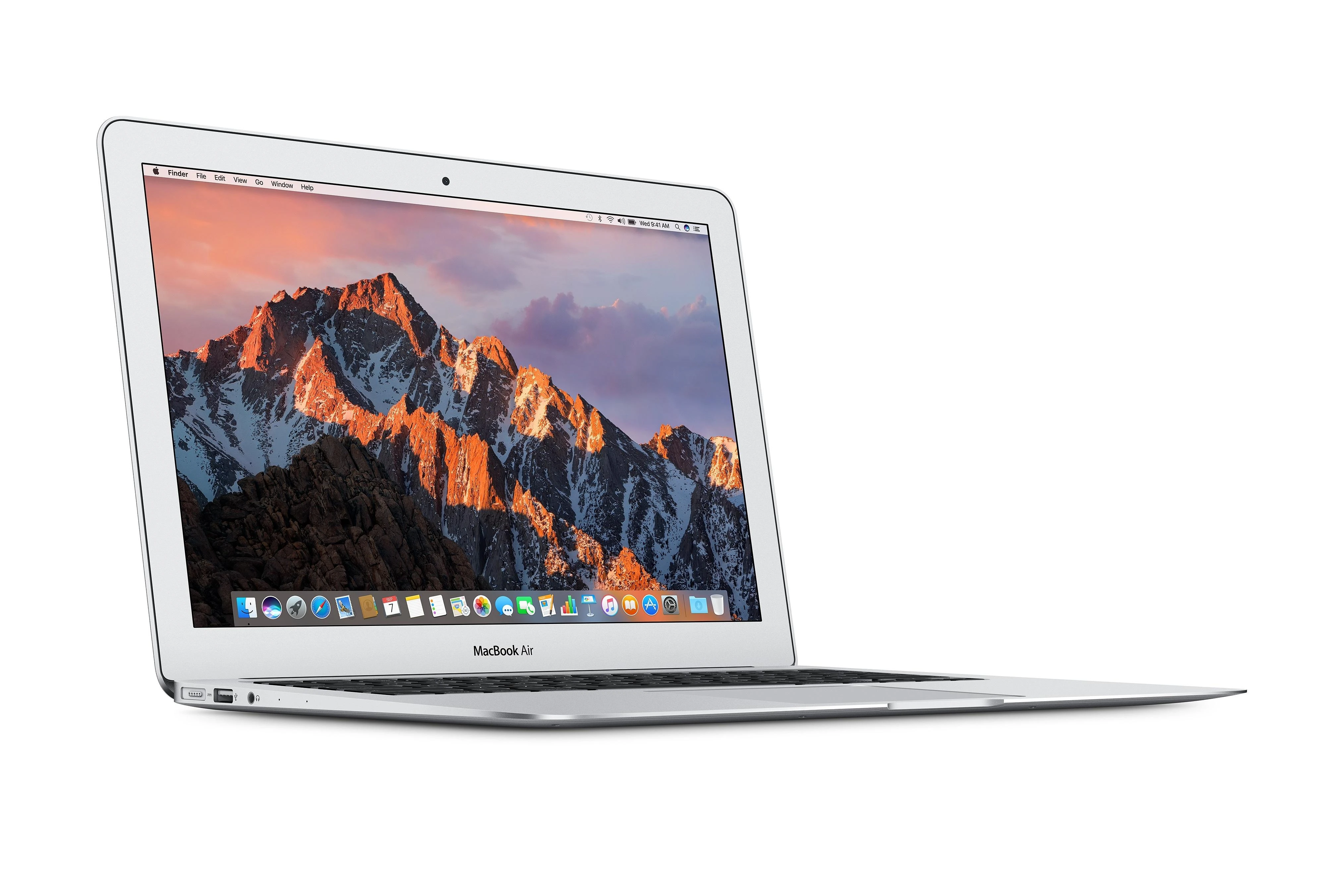 Sidabrinis nešiojamas kompiuteris MacBook Air