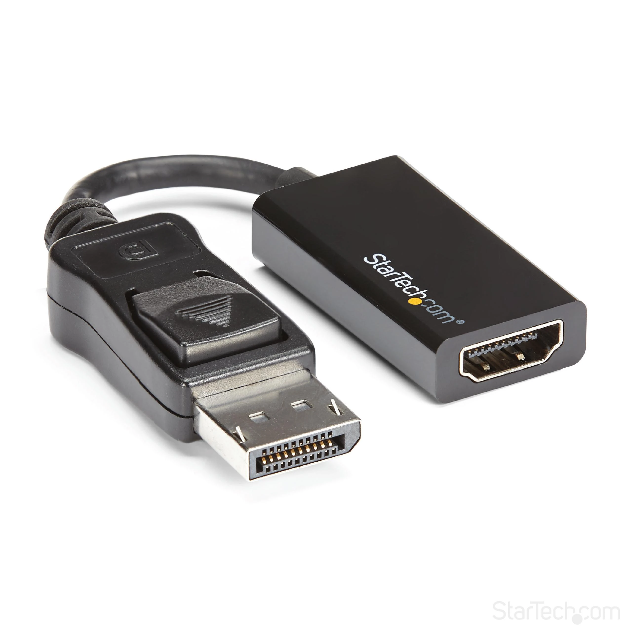 StarTech DP2HD4K60S DisplayPort aktyvusis adapteris 1x DP 1.4 kištukas iki 1x HDMI 2.0 A motelis