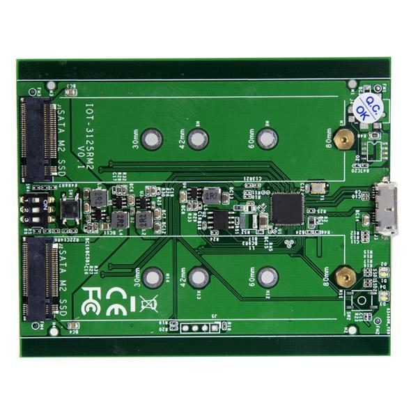Serveris Kieszeń StarTech HDD DRIVE ENCLOSURE DUAL-SLOT SM22BU31C3R